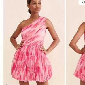 Hutch One-Shoulder Floral Romper-MM1